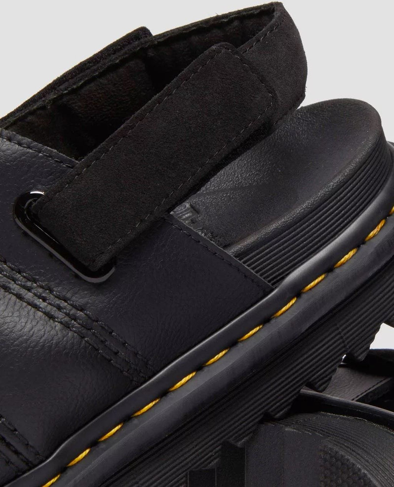 Dr. Martens Kole Sandalias Negras De Cuero