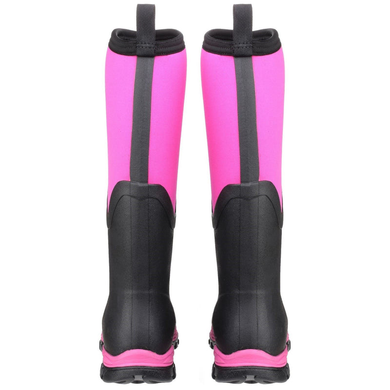 Muck Boots Arctic Sport II Tall Botas De Agua Negras/Rosas De Goma.