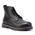 Birkenstock Highwood Lace Mid Botas Negras De Cuero Para Hombre.