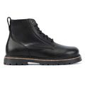 Birkenstock Highwood Lace Mid Botas Negras De Cuero Para Hombre.