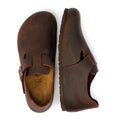 Birkenstock London Zapatos De Cuero Marrón Para Mujer