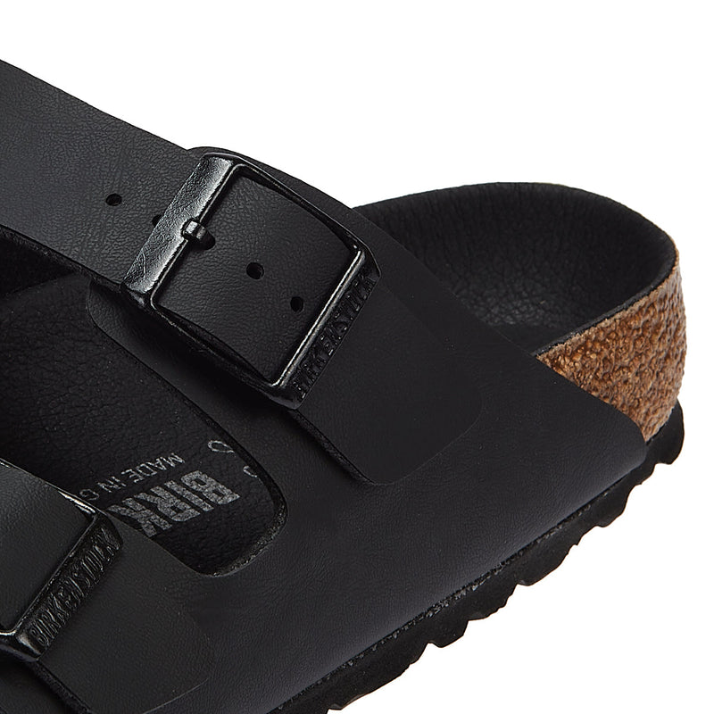 Birkenstock Arizona Birko-Flor Sandalias negras regulares para hombre