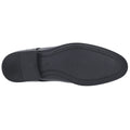 Hush Puppies Oscar Clean Toe Zapatos De Hombre Negros De Cuero Con Cordones.