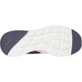 Skechers Skech-Air Court Air Wave Zapatillas De Cuero Para Mujer En Color Burdeos/Multicolor