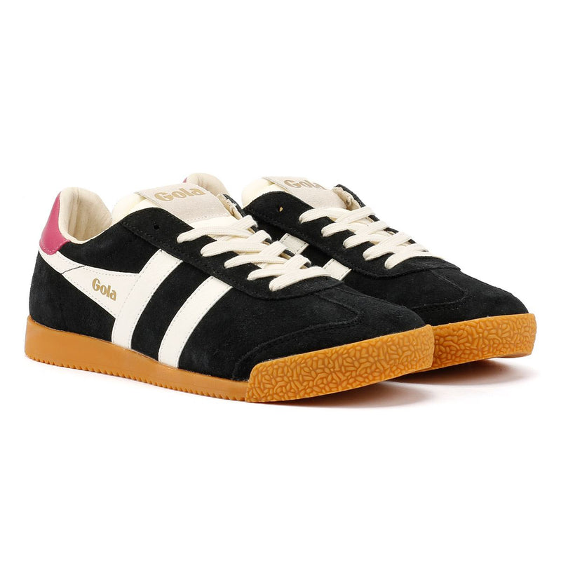 Gola Elan Zapatillas De Mujer Negras De Ante