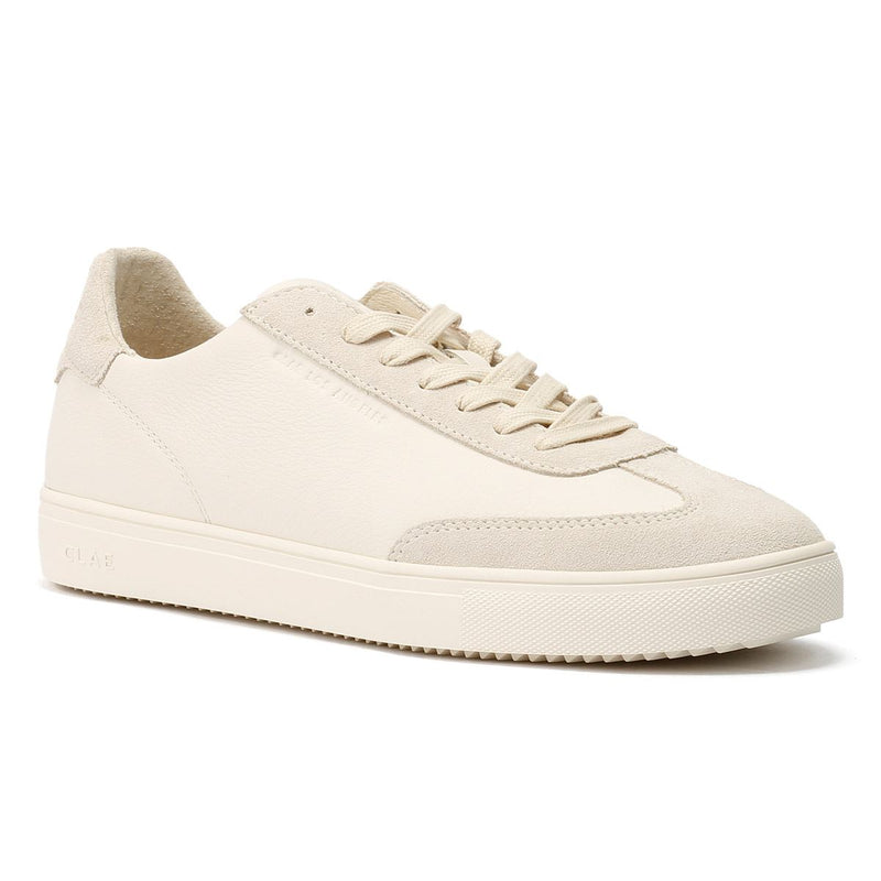 Clae Deane Zapatillas Blancas De Cuero Para Hombre