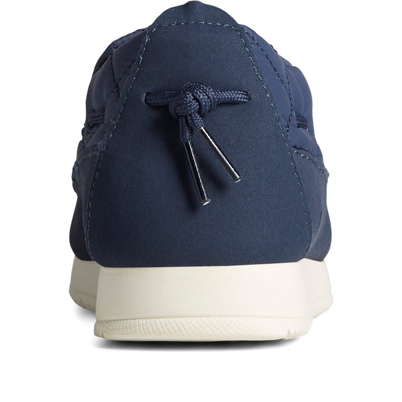 Sperry Moc-Sider Zapatos De Mocasines De Ante Azul Marino Para Mujer