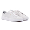 Boss Belwar Tennis Tumble Zapatillas Blancas De Cuero Para Hombre
