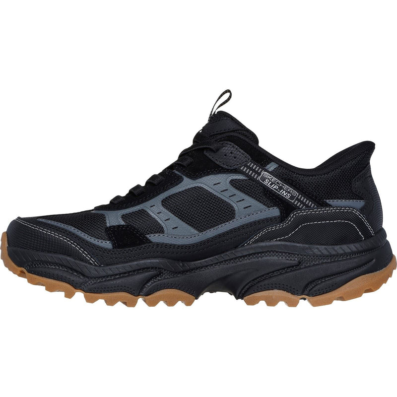 Skechers Vigor AT Botas De Senderismo Negras De Cuero Para Hombre