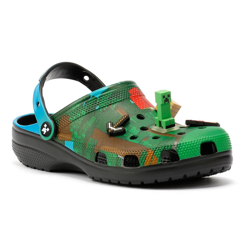 Crocs Minecraft Classic Sandalias Verdes