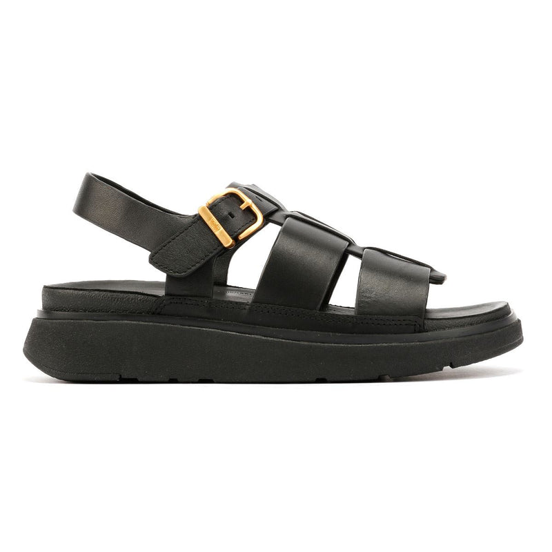 FitFlop GEN-FF Fisherman Sandalias De Cuero Para Mujer En Color Negro