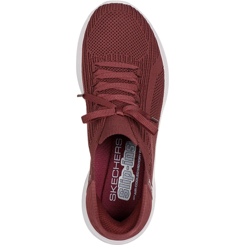 Skechers Ultra Flex 3.0 Brilliant Path Zapatillas De Deporte De Mujer En Color Borgoña