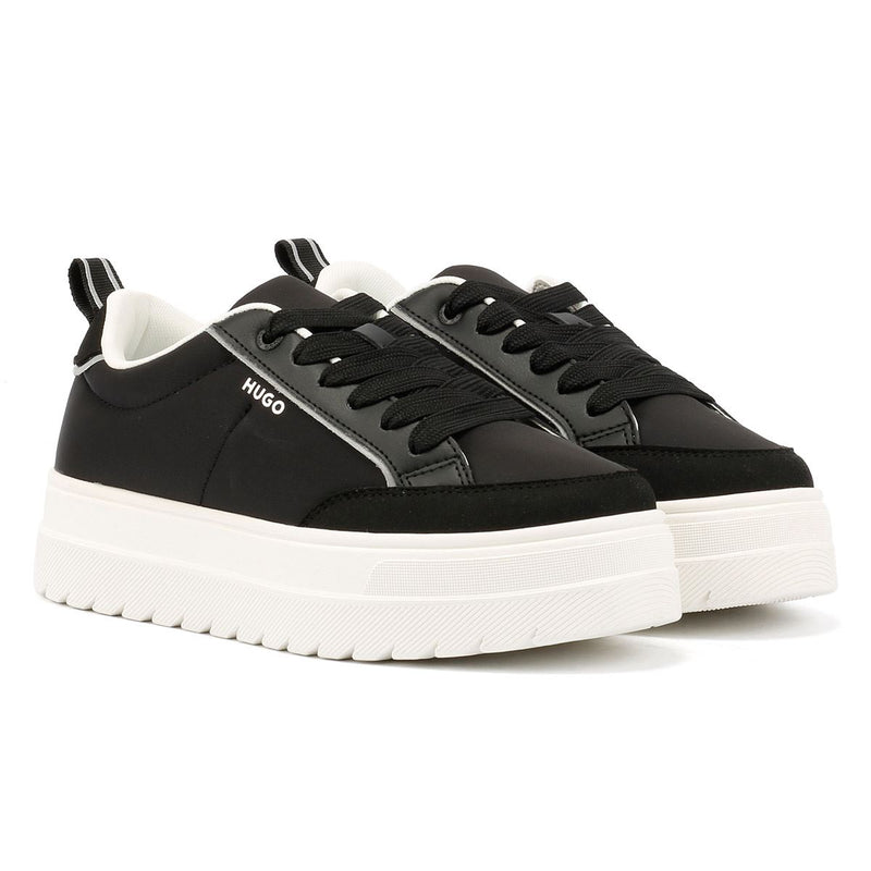 Hugo Lyssa Tennis Zapatillas Negras De Mujer.