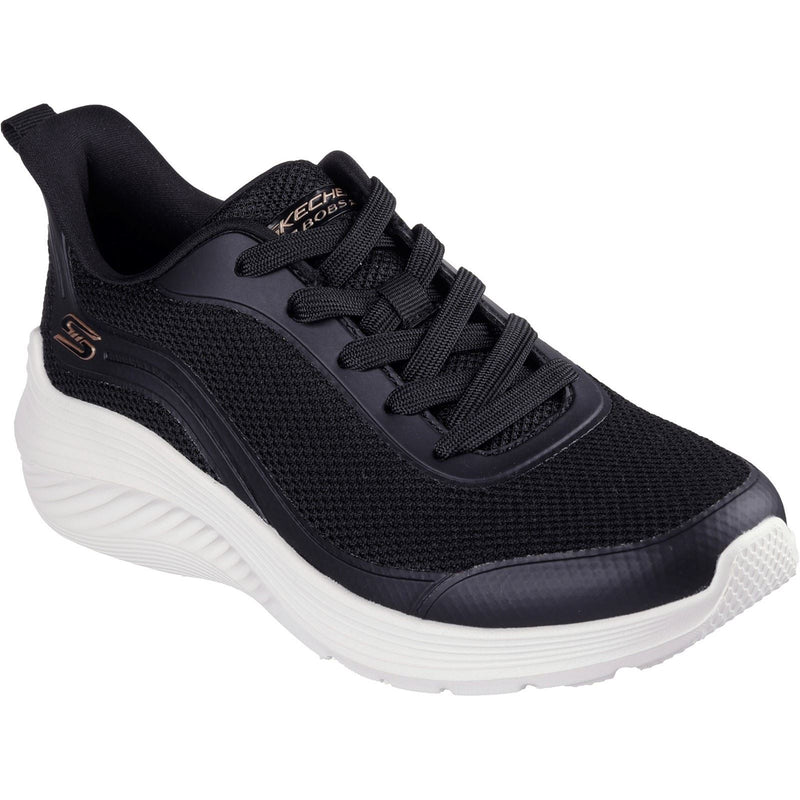 Skechers Bobs Squad Waves Still Wading Zapatillas De Deporte De Mujer En Color Negro.