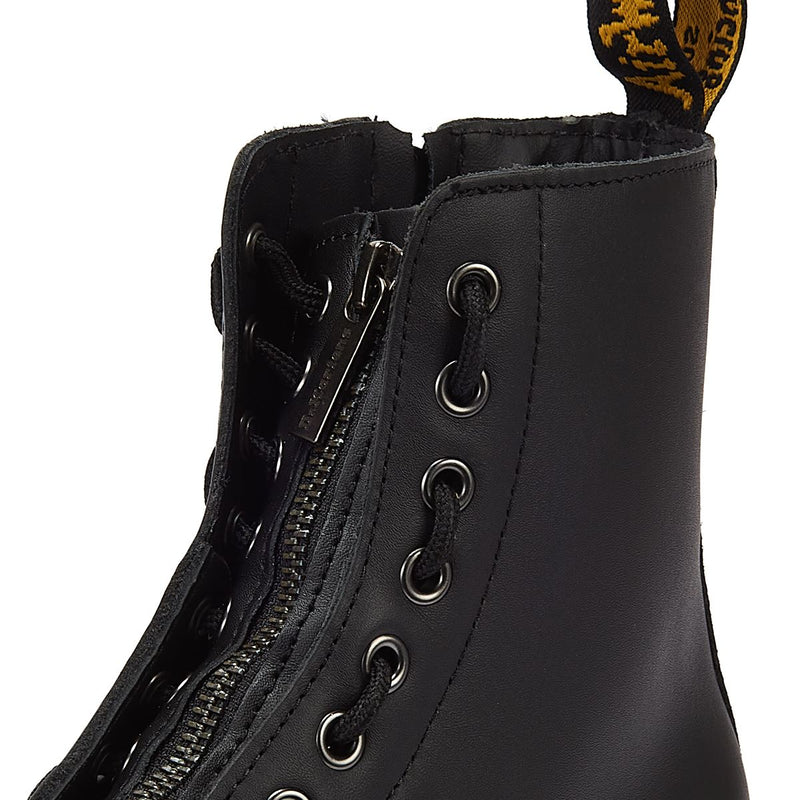 Dr. Martens 1460 Botas Negras Con Cremallera Frontal Pascal