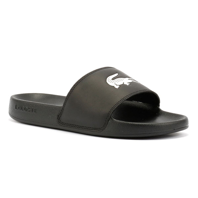 Lacoste Serve Slide 0.0 Sandalias Negras Para Mujer