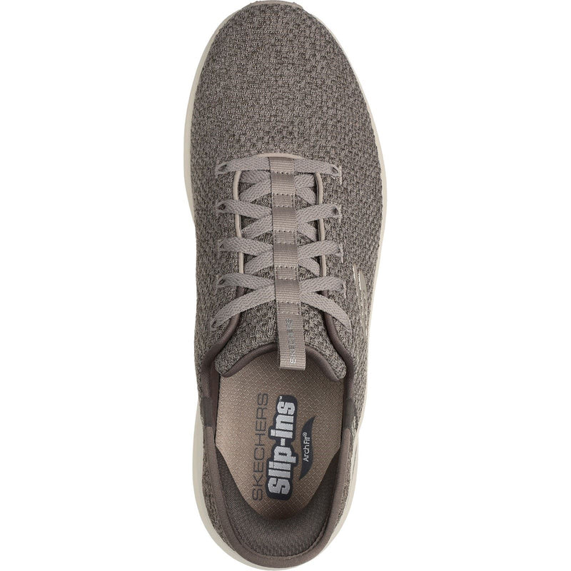Skechers Arch Fit 2.0 Look Ahead Zapatillas De Tela Para Hombre Color Topo