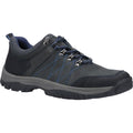 Cotswold Toddington Zapatos De Cuero Para Hombre En Color Azul Marino Con Cordones.