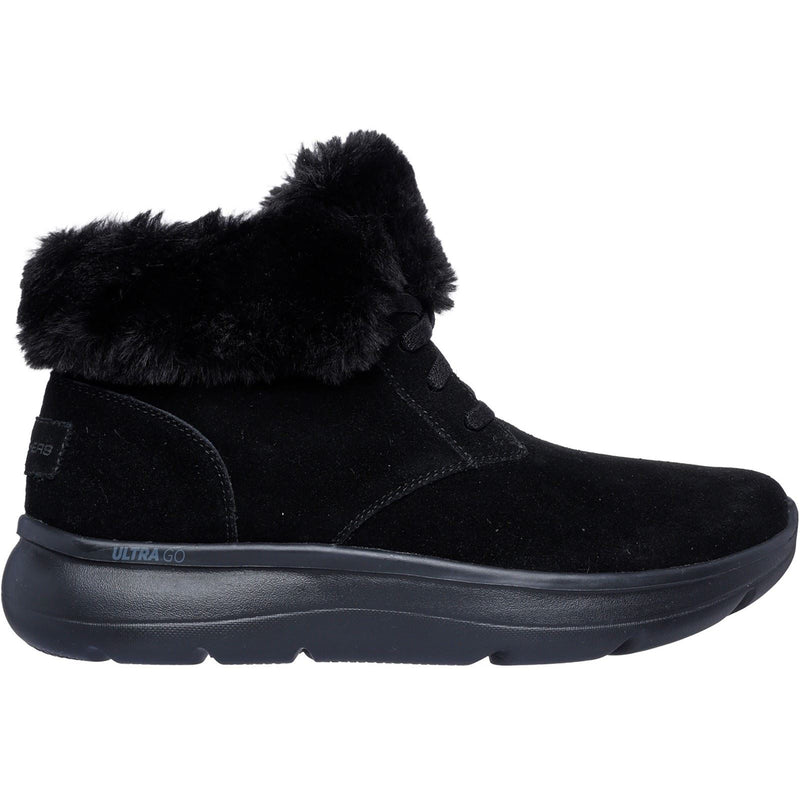 Skechers SK144334 ON-THE-GO JOY Botas De Mujer De Ante Negras.