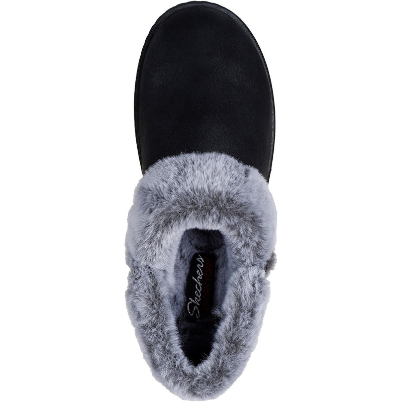 Skechers Cozy Campfire French Toast 2 Zapatillas De Mujer De Tela Negra