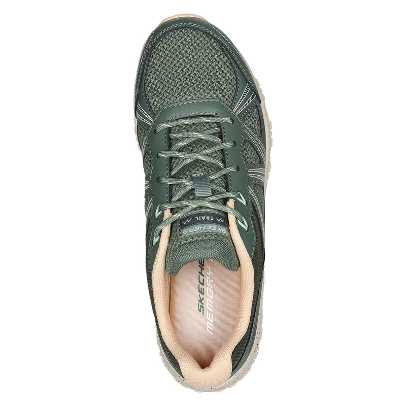 Skechers Hillcrest Ridge Zapatillas De Cuero Para Mujer En Color Oliva
