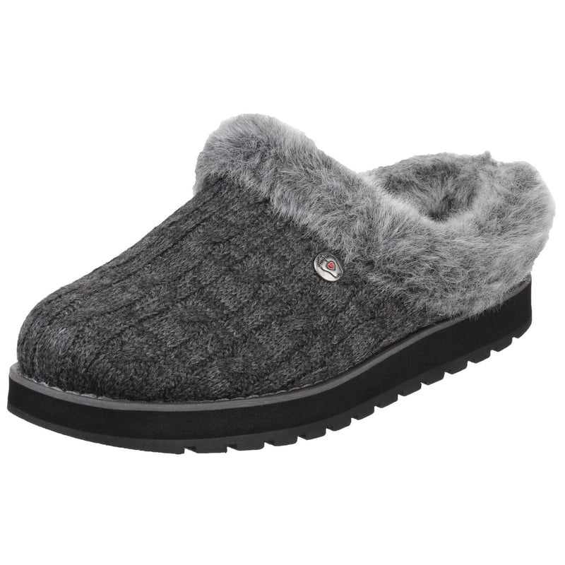 Skechers Keepsakes Ice Angel Zapatillas De Mujer De Poliéster En Color Carbón