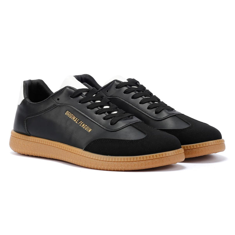 Penguin Salsa Zapatillas Negras / Goma Para Hombre