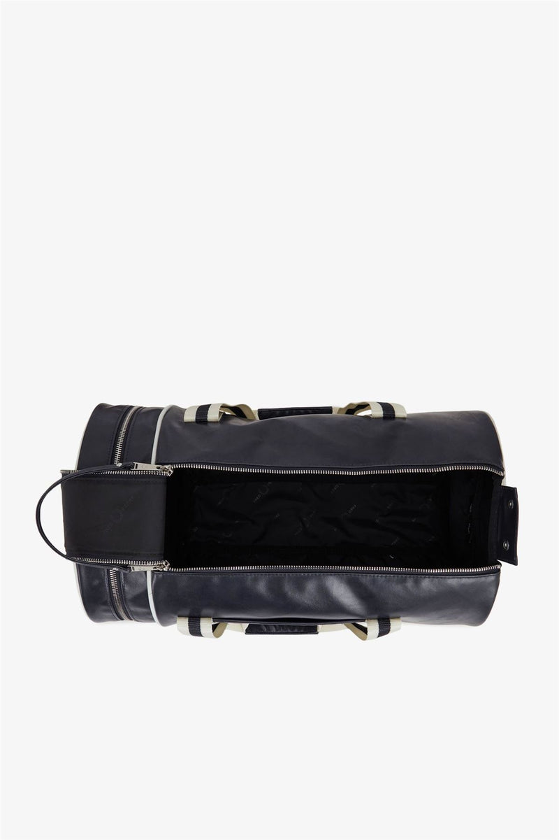 Fred Perry Classic Barrel Bolso Cruzado De Poliéster Azul Marino/Ecrú