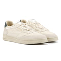 Pompeii Elan Leather Ecru Jasper Zapatillas Blancas De Cuero Para Hombre