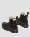 Dr. Martens Botas Leonore De Mujer En Negro Quemado De Wyoming