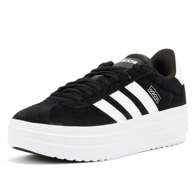 Adidas VL Court Bold Zapatillas De Cuero Para Mujer En Negro