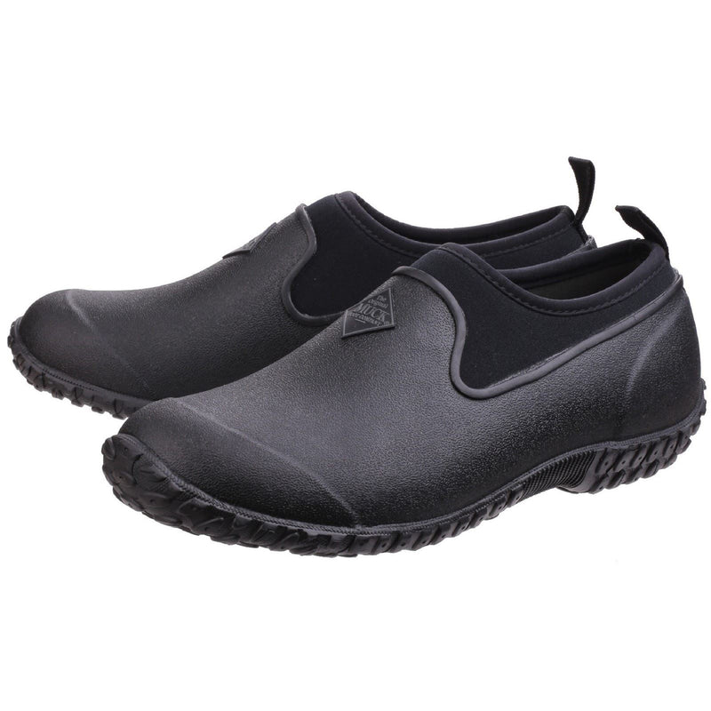Muck Boots Muckster II Low Zapatos Negros De Agua De Goma