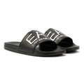 EA7 Water Sports Slide Sandalias Negras De PVC Para Hombre