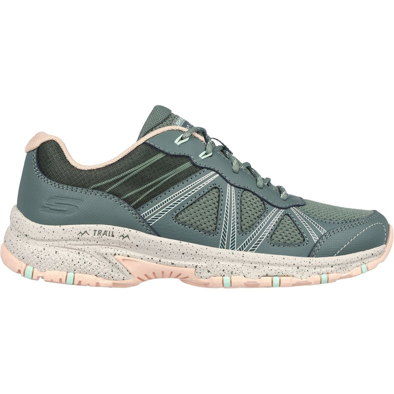 Skechers Hillcrest Ridge Zapatillas De Cuero Para Mujer En Color Oliva