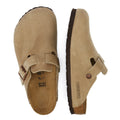 Birkenstock Boston Waxy Marrón Tabaco Zuecos