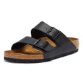 Birkenstock Arizona Birko-Flor Sandalias negras estrechas para mujer