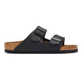 Birkenstock Arizona Birko-Flor Sandalias negras estrechas para mujer