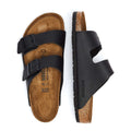 Birkenstock Arizona Birko-Flor Sandalias negras estrechas para mujer