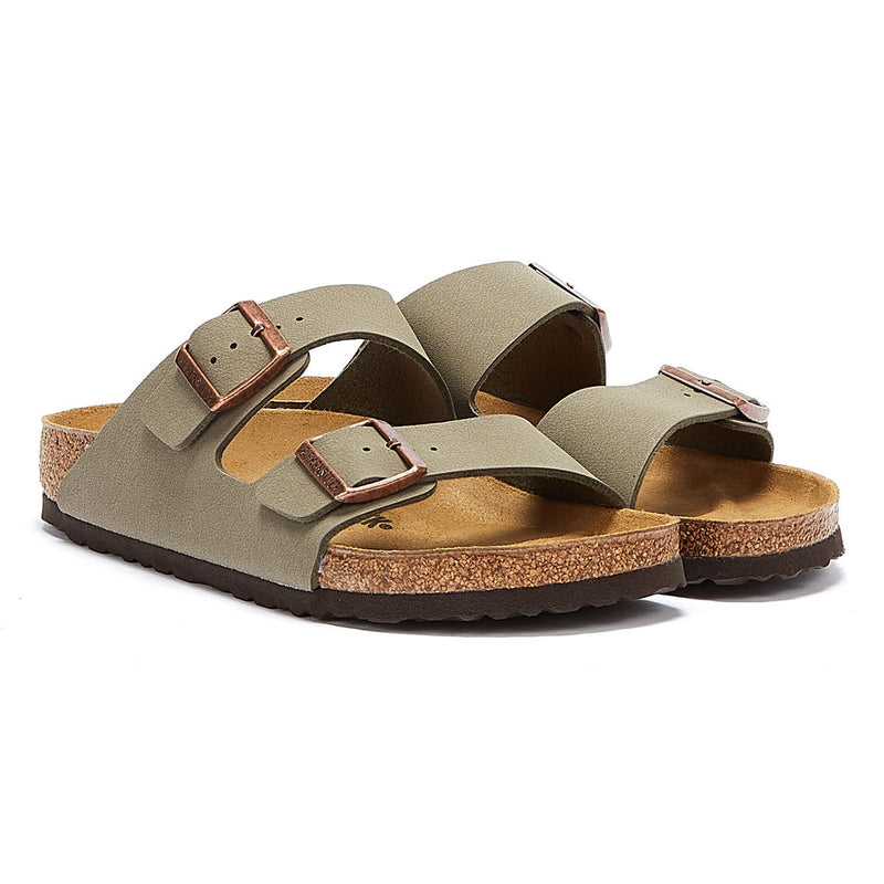 Birkenstock Sandalias De Piedra De Nubuck De Flor De Birko De Arizona