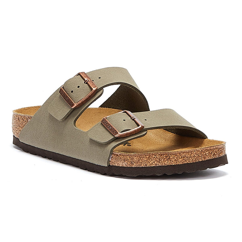 Birkenstock Sandalias De Piedra De Nubuck De Flor De Birko De Arizona
