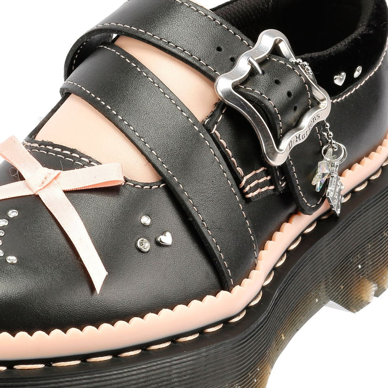 Dr. Martens Kemsley Athena Zapatos De Mujer De Cuero Negros