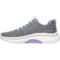 Skechers GO WALK Arch Fit 2.0 Vivid Sunset Zapatillas De Tela Para Mujer En Gris/Lavanda