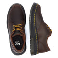 Dr. Martens Zapatos Con Cordones Crewson Lo Crazy Horse En Color Marrón Oscuro.