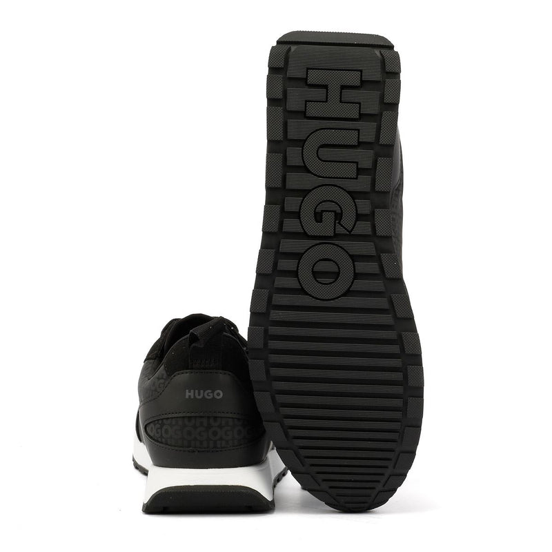 Hugo Icelin Runn Monogram Zapatillas Negras Para Hombre