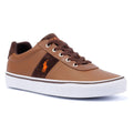 Ralph Lauren Hanford III Zapatillas De Cuero Marrón Para Hombre