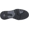 Hush Puppies Finley Zapatos De Hombre Negros De Cuero Con Cordones.