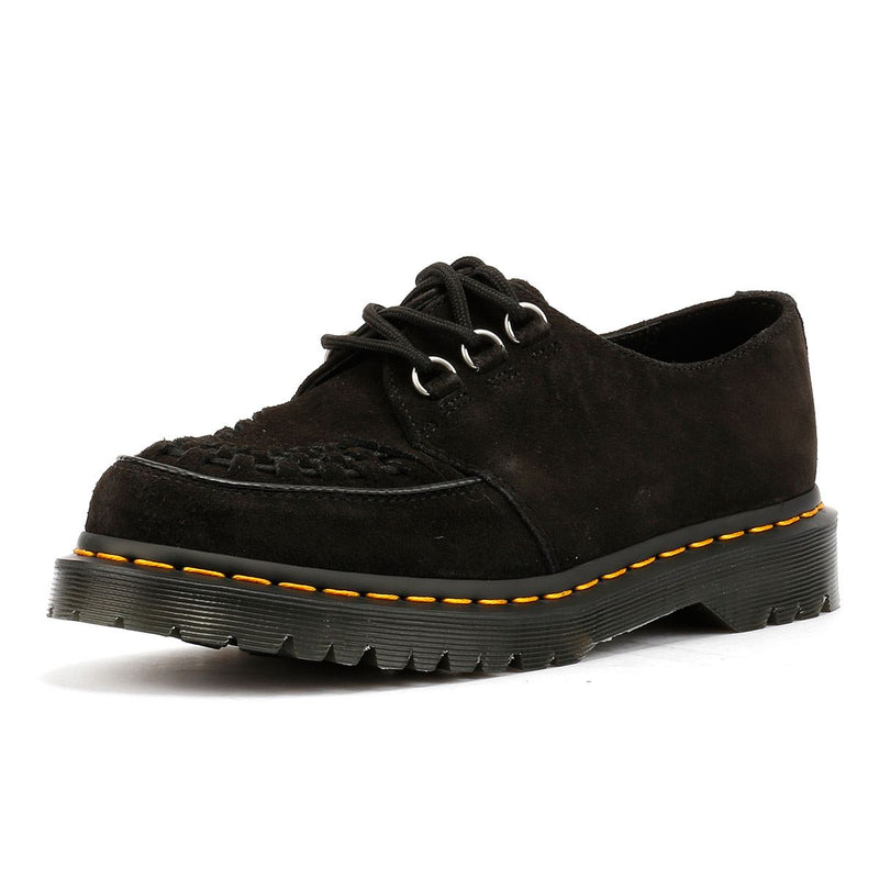 Dr. Martens Ramsey EH Zapatos Negros De Ante Cómodos