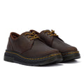 Dr. Martens Zapatos Con Cordones Crewson Lo Crazy Horse En Color Marrón Oscuro.
