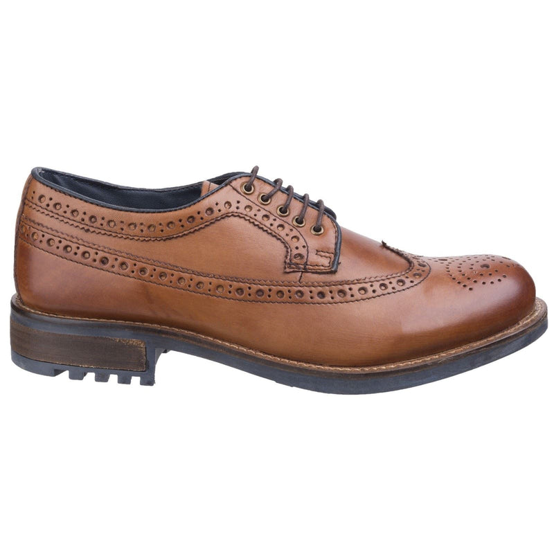 Cotswold Poplar Zapatos Brogue De Cuero Para Hombre En Color Beige