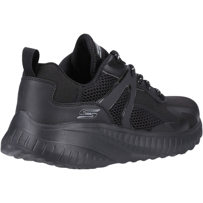 Skechers Bobs Squad Chaos Elevated Drift Zapatillas De Hombre Negras De Poliuretano.